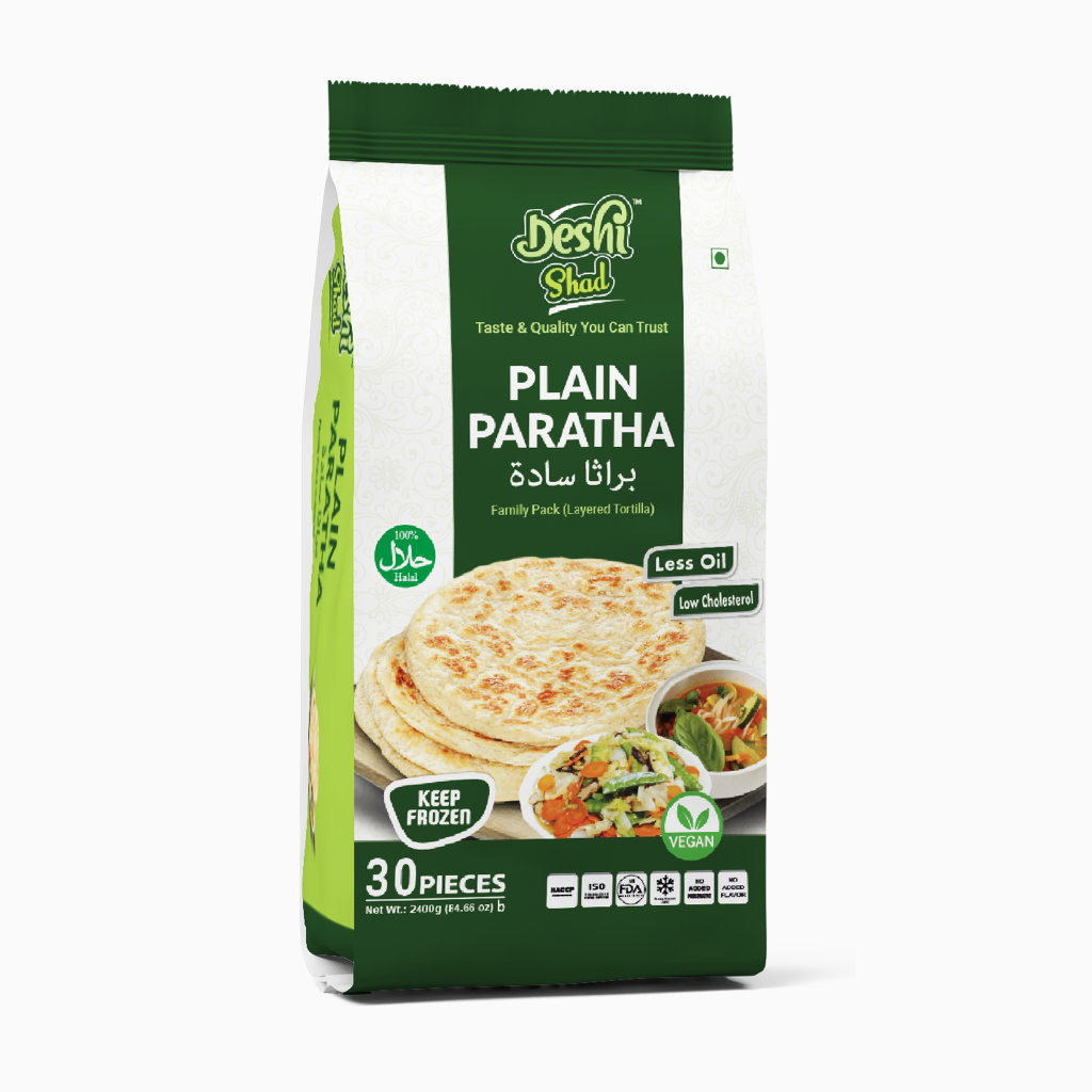Deshi Shad Plain Paratha 30pcs (2400gm)