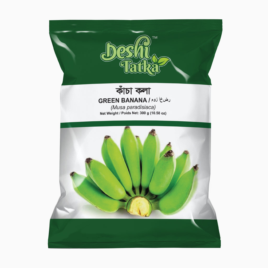 Deshi Tatka Green Banana (300gm)