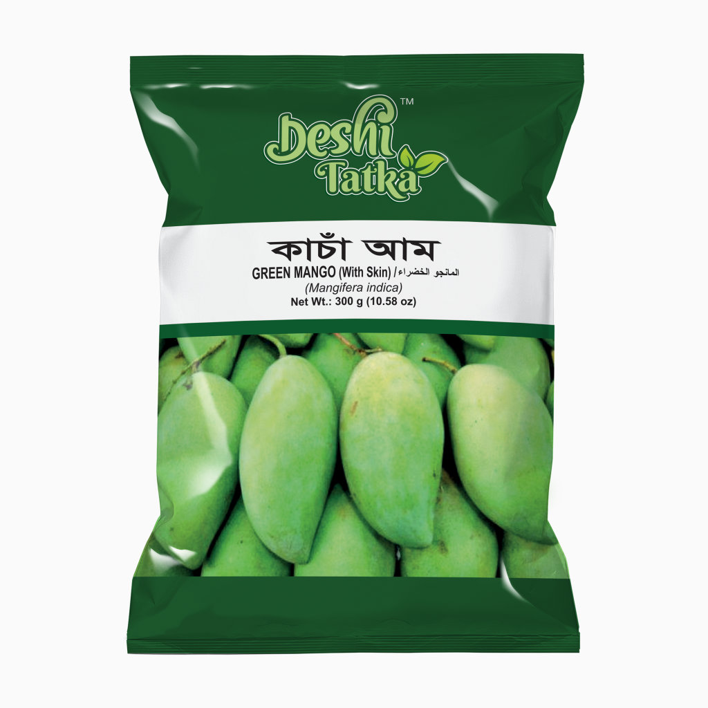 Deshi Tatka Green Mango (With Skin) (300gm)