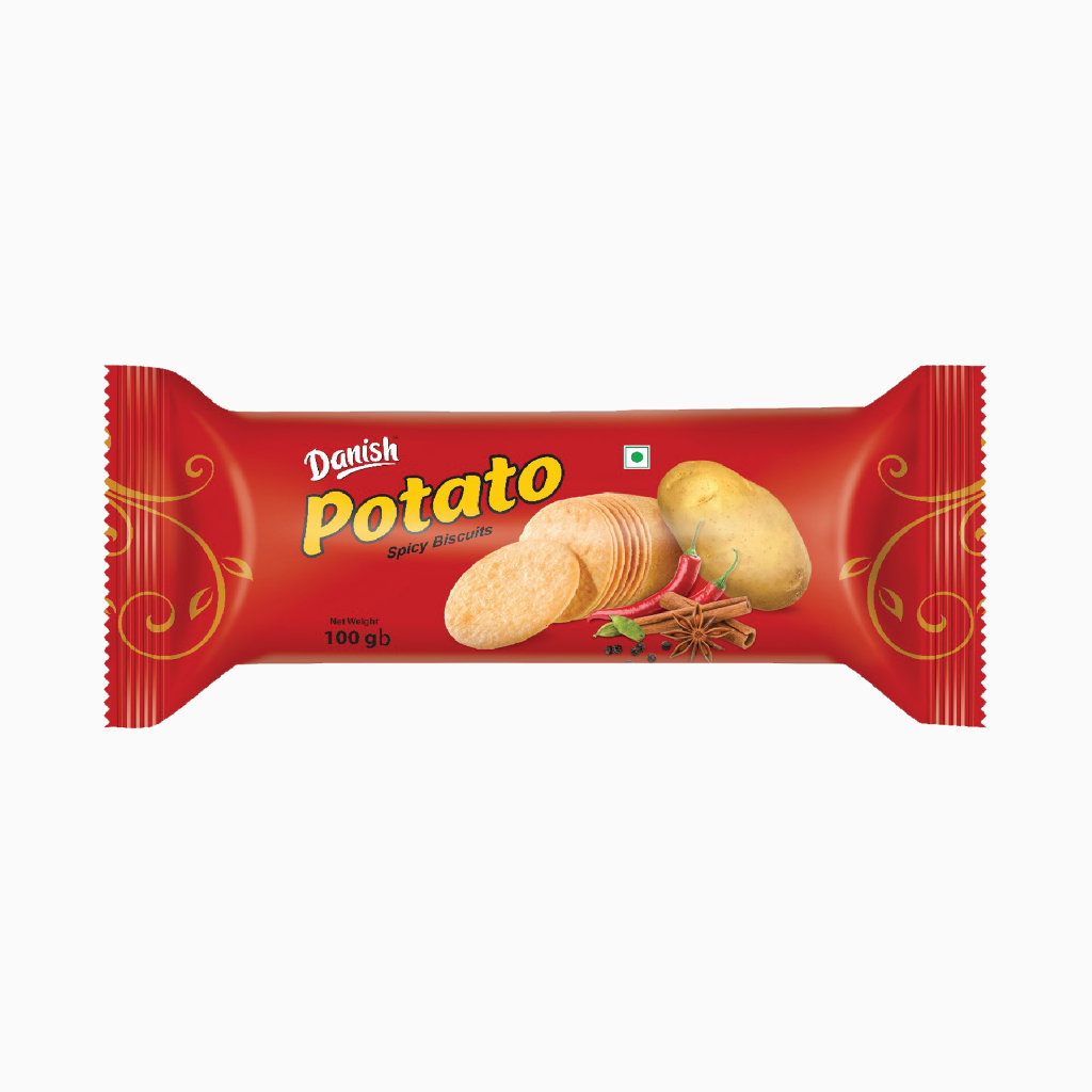 Danish Potato Spicy Biscuit (100gm)