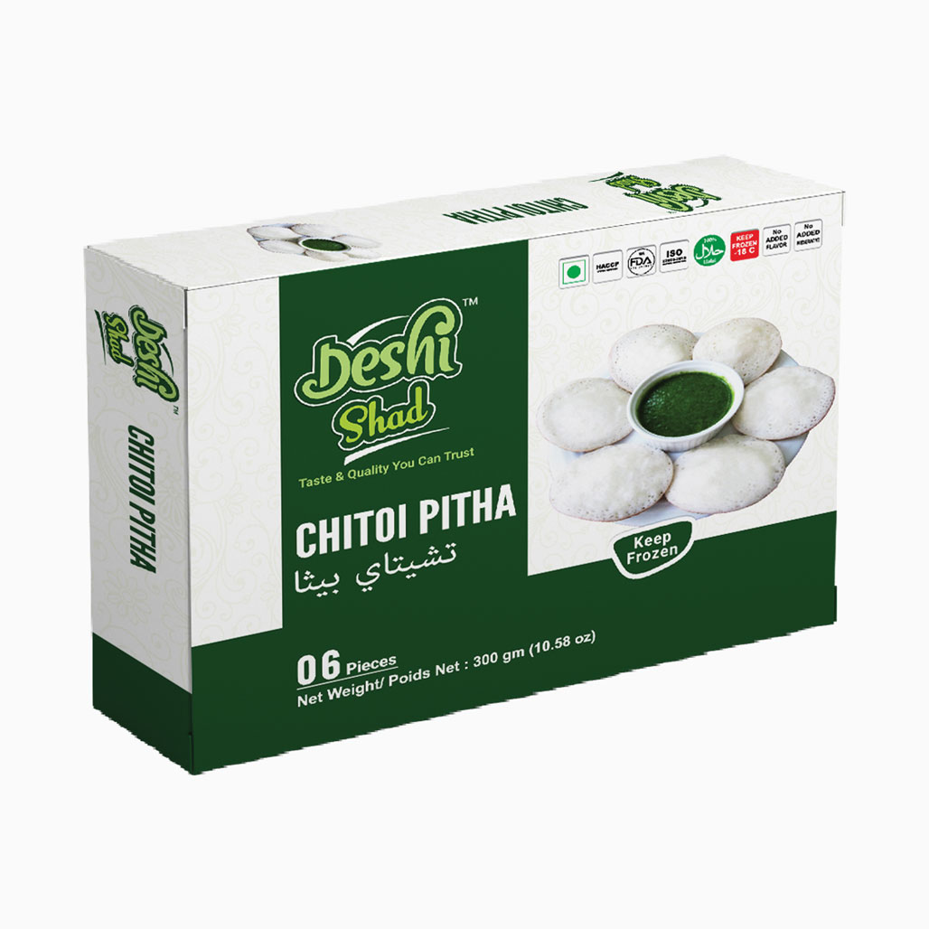 Deshi Shad Chitoi Pitha 6pcs (300gm)