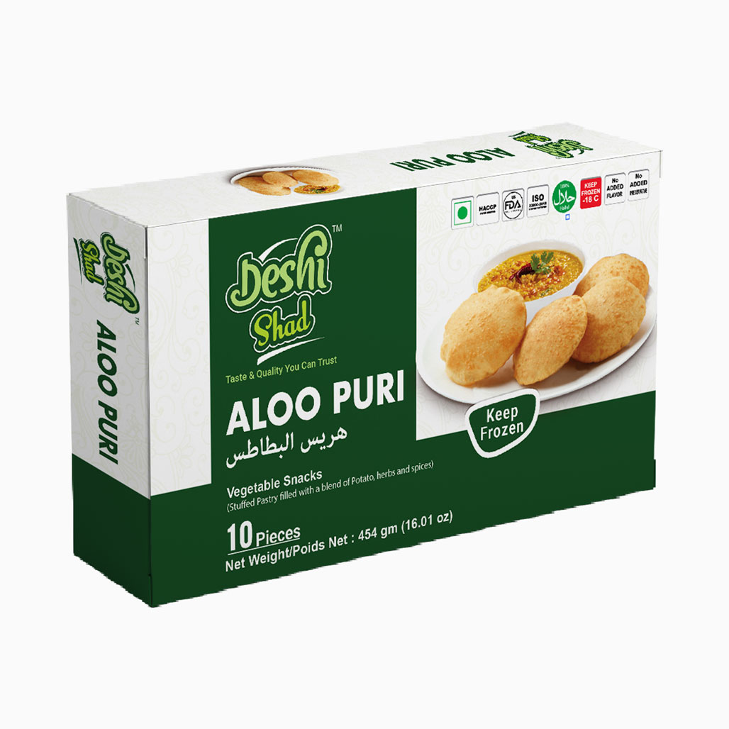 Deshi Shad Mini Aloo Puri 20pcs (454gm)