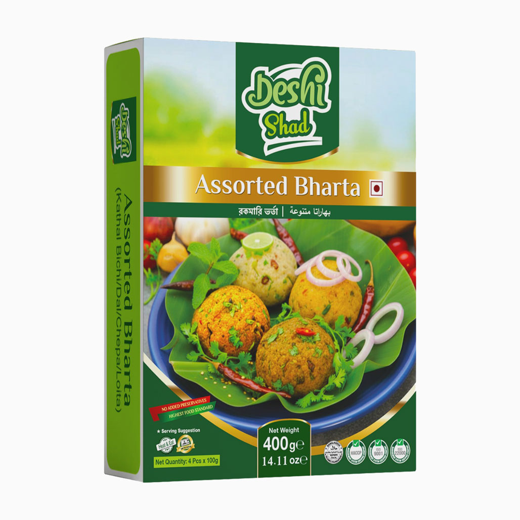 Deshi Shad Assorted Bharta (Badam+Dal+Chepa+Loita) (400gm)