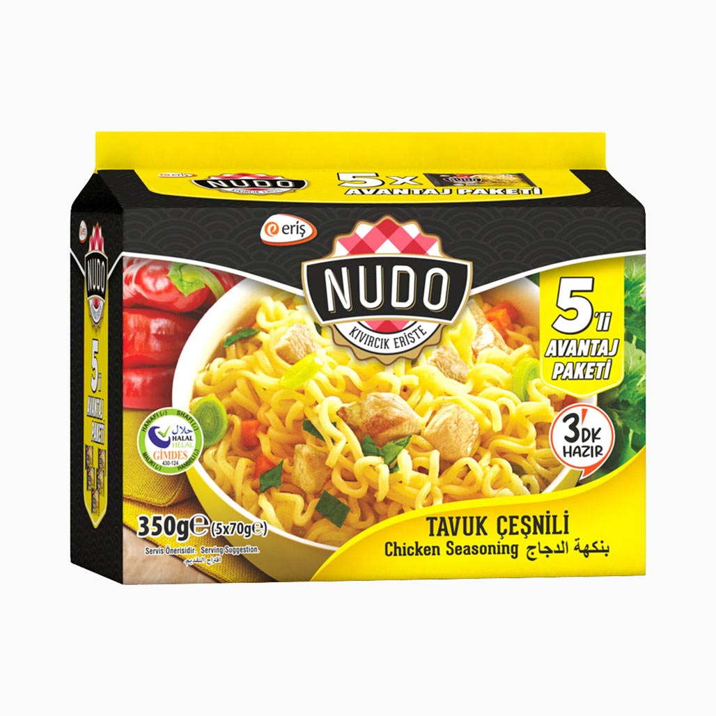 Nudo Noodle Chicken Flavor 5pcs (350gm)