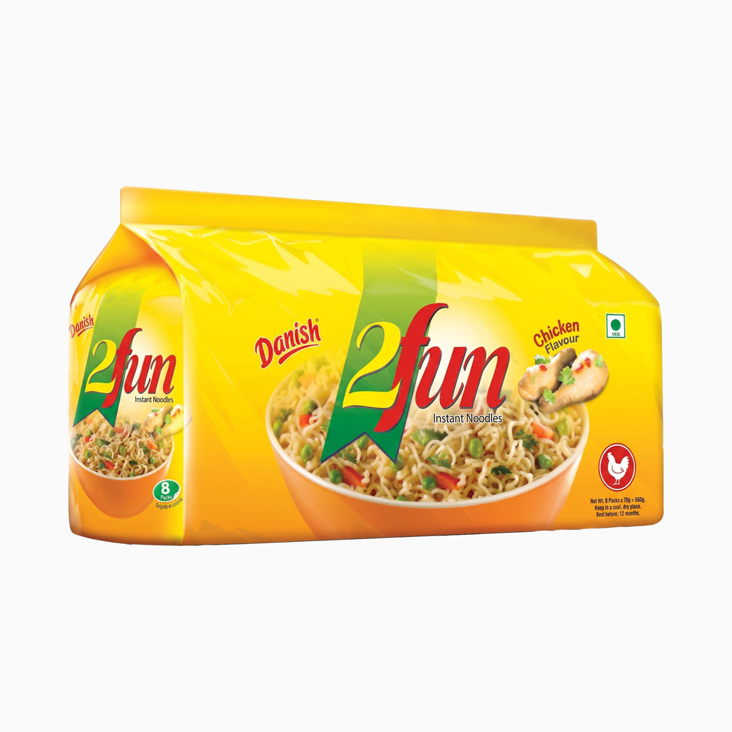 Danish Instant Noodles Chicken Flavor 5pcs (5x62gm)