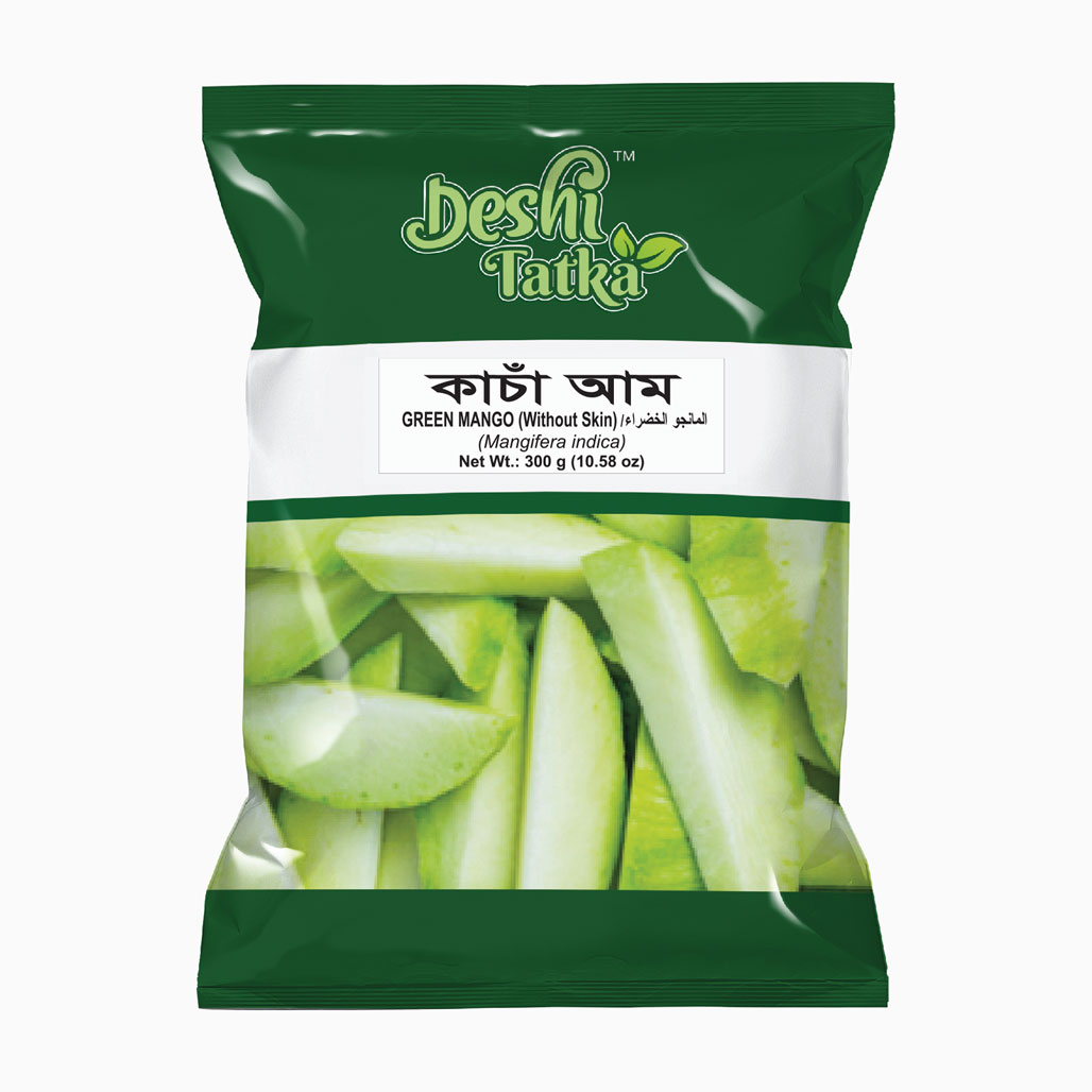 Deshi Tatka Green Mango (Without Skin) (300gm)