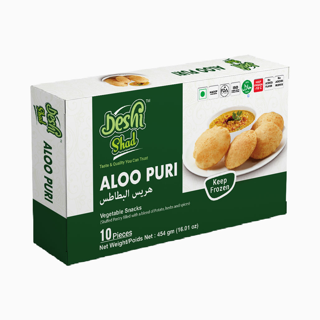 Deshi Shad Aloo Puri 10pcs (454gm)